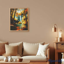 Afbeelding in Gallery-weergave laden, Diamond Painting - Herfstwaterval