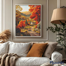 Afbeelding in Gallery-weergave laden, Diamond Painting - Landweg in de herfst