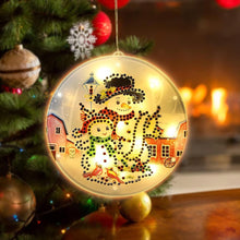 Afbeelding in Gallery-weergave laden, LED Lamp Diamond Painting Hangend Kerst