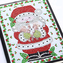 Afbeelding in Gallery-weergave laden, Diamond Painting Boek Kerstman met Puppies