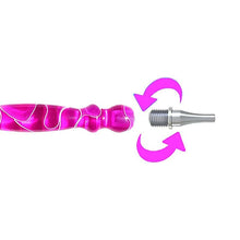 Afbeelding in Gallery-weergave laden, Diamond Painting Pen Golven Paars met Stalen Puntjes