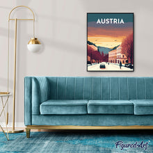 Afbeelding in Gallery-weergave laden, Diamond Painting - Reisposter Wenen