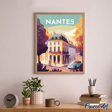 Afbeelding in Gallery-weergave laden, Diamond Painting - Reisposter Nantes