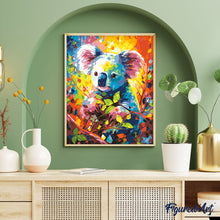 Afbeelding in Gallery-weergave laden, Schilderen op Nummer - Kleurrijke Abstracte Koala