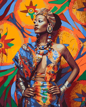 Afbeelding in Gallery-weergave laden, Schilderen op Nummer - Traditionele Afrikaanse Vrouw