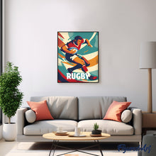 Afbeelding in Gallery-weergave laden, Schilderen op Nummer - Sportaffiche Rugby