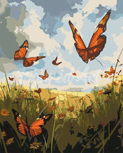 Afbeelding in Gallery-weergave laden, Schilderen op Nummer - Vlinders kleine fladderende schildpadjes