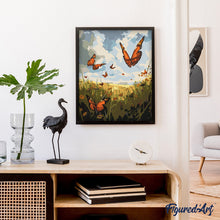 Afbeelding in Gallery-weergave laden, Schilderen op Nummer - Vlinders kleine fladderende schildpadjes