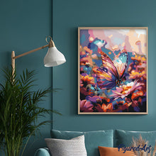 Afbeelding in Gallery-weergave laden, Schilderen op Nummer - Foeragerende Vlinder