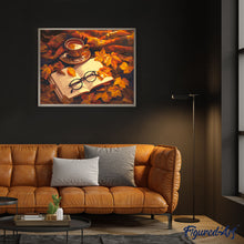 Afbeelding in Gallery-weergave laden, Schilderen op Nummer - Herfst thee en boek