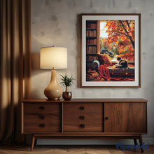 Afbeelding in Gallery-weergave laden, Schilderen op Nummer - Herfstzicht van de kat