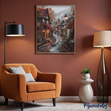 Afbeelding in Gallery-weergave laden, Schilderen op Nummer - Rustig herfstdorp