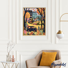 Afbeelding in Gallery-weergave laden, Schilderen op Nummer - Klassieke autoscène in de herfst