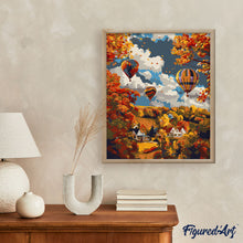 Afbeelding in Gallery-weergave laden, Schilderen op Nummer - Herfstballon avontuur
