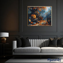 Afbeelding in Gallery-weergave laden, Schilderen op Nummer - Spookachtige herfstpoort