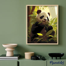 Afbeelding in Gallery-weergave laden, Schilderen op Nummer - Panda's Knabbelen