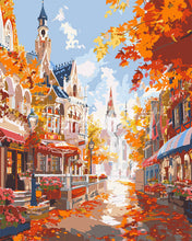 Afbeelding in Gallery-weergave laden, Schilderen op Nummer - Oude Stad in de Gouden Herfst
