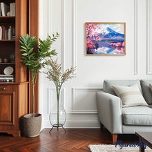 Afbeelding in Gallery-weergave laden, Schilderen op Nummer - Mount Fuji en Sakura-meer