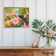 Afbeelding in Gallery-weergave laden, Schilderen op Nummer - Tropische tuinvogels