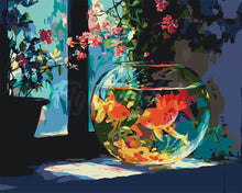 Afbeelding in Gallery-weergave laden, Schilderen op Nummer - Zonnig vissenkom