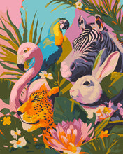 Afbeelding in Gallery-weergave laden, Schilderen op Nummer - Junglevrienden