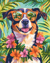 Afbeelding in Gallery-weergave laden, Schilderen op Nummer - Hond op vakantie