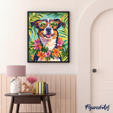 Afbeelding in Gallery-weergave laden, Schilderen op Nummer - Hond op vakantie