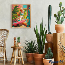 Afbeelding in Gallery-weergave laden, Schilderen op Nummer - Surfminnende hond