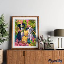 Afbeelding in Gallery-weergave laden, Schilderen op Nummer - Trio tropische dieren