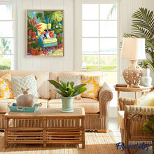 Afbeelding in Gallery-weergave laden, Schilderen op Nummer - Plantenhoek met hond