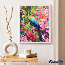 Afbeelding in Gallery-weergave laden, Schilderen op Nummer - Tropische blauwe vogel