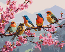 Afbeelding in Gallery-weergave laden, Schilderen op Nummer - De Band van Zangvogels