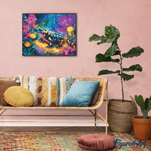 Afbeelding in Gallery-weergave laden, Schilderen op Nummer - Salamander met Stippen