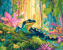 Afbeelding in Gallery-weergave laden, Schilderen op Nummer - Bos-Salamander