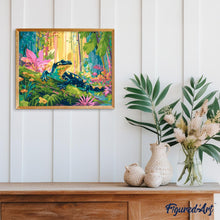 Afbeelding in Gallery-weergave laden, Schilderen op Nummer - Bos-Salamander