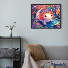 Afbeelding in Gallery-weergave laden, Schilderen op Nummer - Schattige Axolotl