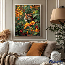Afbeelding in Gallery-weergave laden, Schilderen op Nummer - Luipaard in de herfst