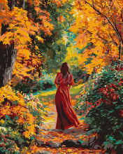 Afbeelding in Gallery-weergave laden, Schilderen op Nummer - Dame in rood