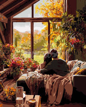 Afbeelding in Gallery-weergave laden, Schilderen op Nummer - Herfstige ochtendknuffel