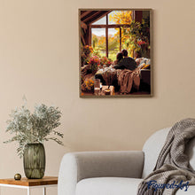 Afbeelding in Gallery-weergave laden, Schilderen op Nummer - Herfstige ochtendknuffel