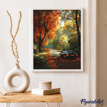 Afbeelding in Gallery-weergave laden, Schilderen op Nummer - Gouden reis over de weg