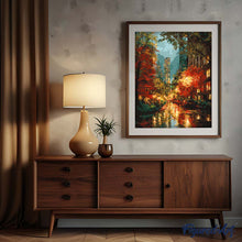 Afbeelding in Gallery-weergave laden, Schilderen op Nummer - Stadslichten in de herfst