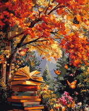 Afbeelding in Gallery-weergave laden, Schilderen op Nummer - Lezen met vlinders