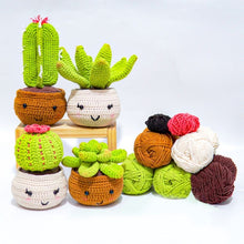 Afbeelding in Gallery-weergave laden, Haakpakket Amigurumi - Cactus in Pot Figured'Art
