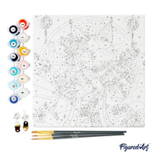 Afbeelding in Gallery-weergave laden, Mini Schilderen op Nummer met Frame - Japanse Kat Prinses