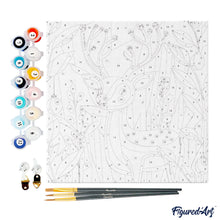 Afbeelding in Gallery-weergave laden, Mini Schilderen op Nummer met Frame - Gouden rendier