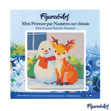 Afbeelding in Gallery-weergave laden, Mini Schilderen op Nummer met Frame - Kerstvrienden