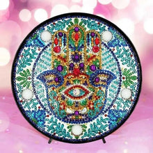 Afbeelding in Gallery-weergave laden, LED-lamp Diamond Painting Hand Hamsa