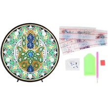 Afbeelding in Gallery-weergave laden, LED-lamp Diamond Painting met Hamsa-hand