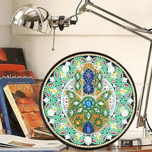Afbeelding in Gallery-weergave laden, LED-lamp Diamond Painting met Hamsa-hand